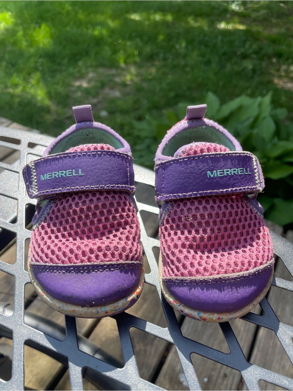 Merrell Kids Purple and Pink Breathable Water Shoes